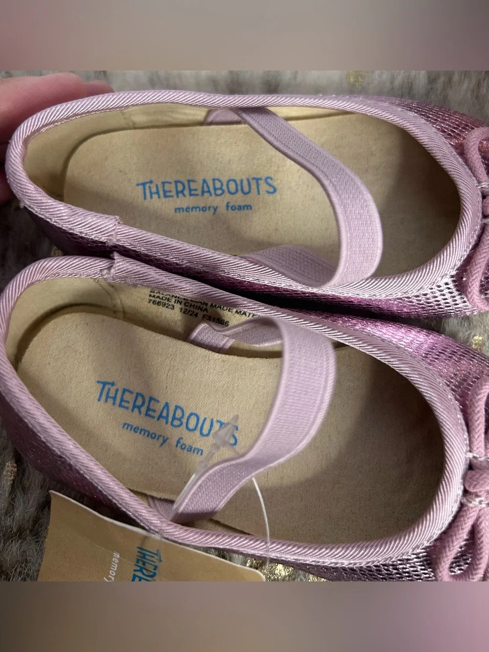 5 for $25🔥Thereabouts‎ Pink Mini Snake Ballet Slippers Baby Girls Size 5- New